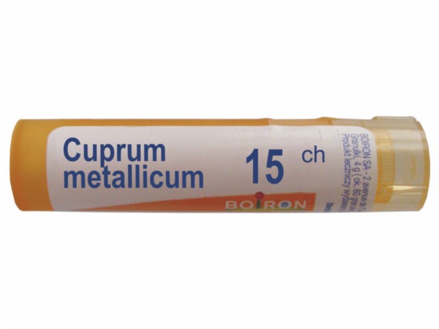 Cuprum Metallicum 15 CH interakcje ulotka granulki  4 g