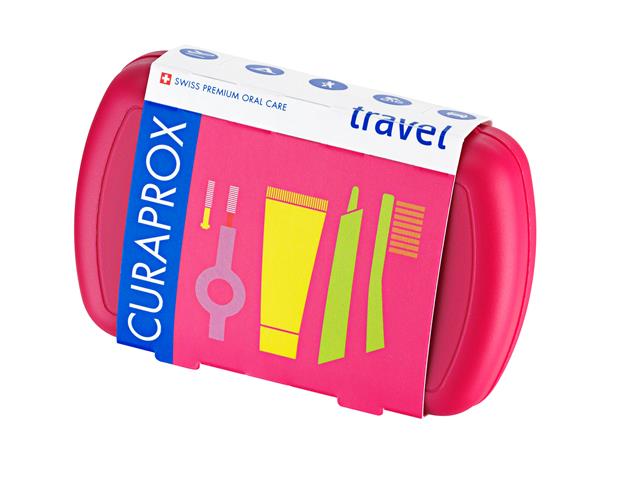 Curaprox Travel Set red interakcje ulotka zestaw  1 szt.