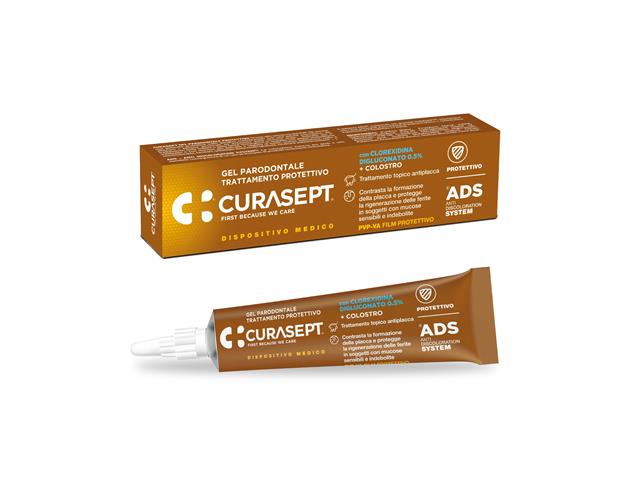 Curasept ADS 350 Żel periodontologiczny ochronny z chlorheksydyną 0,5% + colostrum interakcje ulotka żel okołozębowy  30 ml