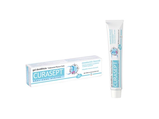 Curasept ADS 705 Pasta do mycia zębów z chlorheksydyną 0,05% interakcje ulotka   75 ml