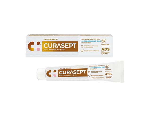 Curasept ADS 720 Pasta-żel do mycia zębów z chlorheksydyną 0,2% + colostrum interakcje ulotka   75 ml