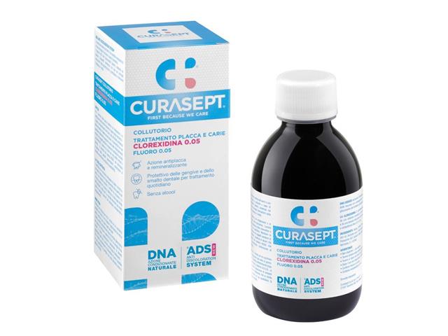 Curasept ADS DNA 205 0,05 Chlorhexidine 0,05 Fluoride Płyn do płukania ust interakcje ulotka płyn do płukania jamy ustnej  200 ml