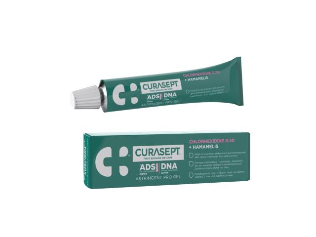 Curasept ADS DNA Gel 0,5% chlorhexydyna + astringent oczar wirginijski 0 interakcje ulotka żel do stosowania na dziąsła  30 ml