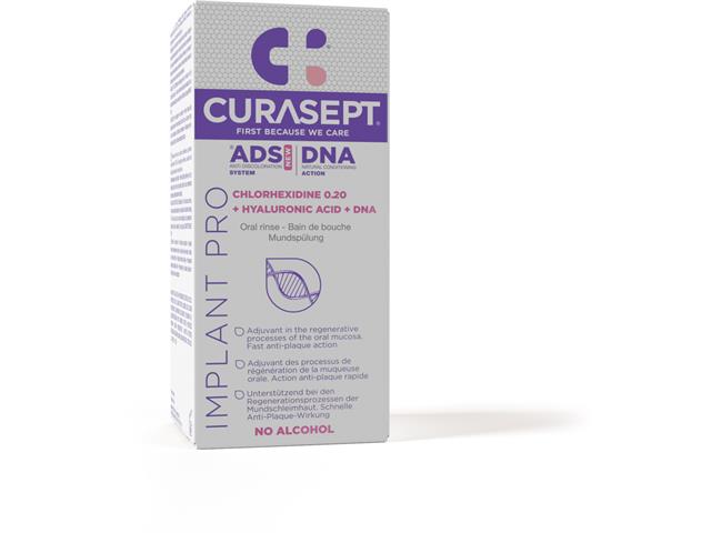 Curasept ADS DNA Implant Pro interakcje ulotka płyn do płukania jamy ustnej  200 ml