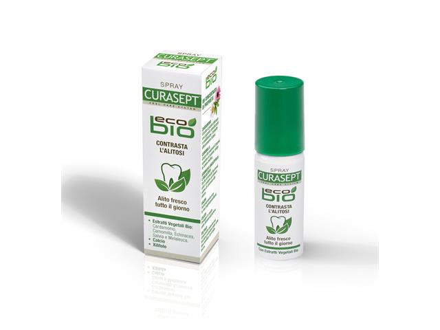 Curasept Ecobio Spray przeciw nieświeżemu oddechowi interakcje ulotka spray - 20 ml