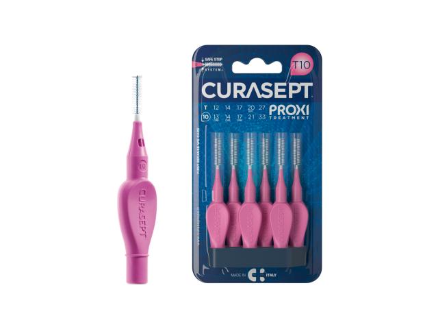 Curasept Proxi Szczoteczki międzyzębowe T10 interakcje ulotka szczotka - 6 szt.