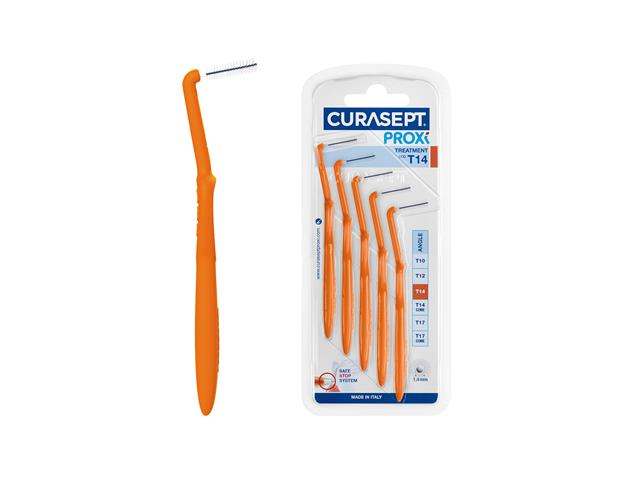 CURASEPT PROXI T14 ANGLE Szczot.międzyzęb. pomarańczowe interakcje ulotka szczotka - 5 szt.