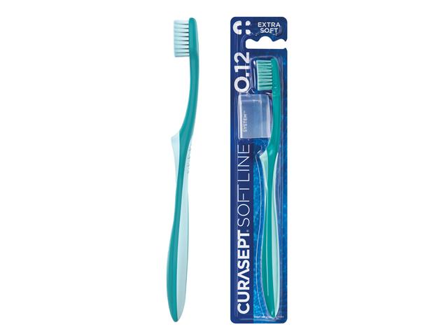 Curasept Soft Line Szczoteczka do mycia zębów extra soft 0.12 interakcje ulotka szczotka  1 szt.
