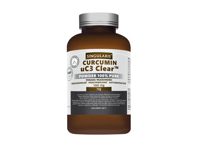 Curcumin Uc3 Clear Singularis Superior Powder 100% pure interakcje ulotka   70 g