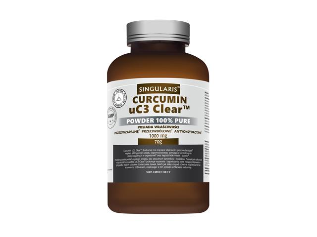 Curcumin Uc3 Clear Singularis Superior Powder 100% pure interakcje ulotka proszek  70 g