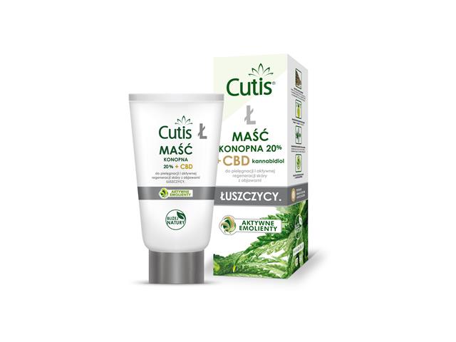 Cutis Ł Łuszczyca Maść konopna 20% + CBD interakcje ulotka maść - 120 ml