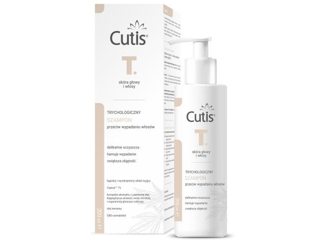 Cutis T Szampon przeciw wypadaniu włosów trychologiczny interakcje ulotka szampon - 200 ml