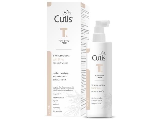 Cutis T Wcierka na porost włosów trychologiczna interakcje ulotka wcierka - 150 ml