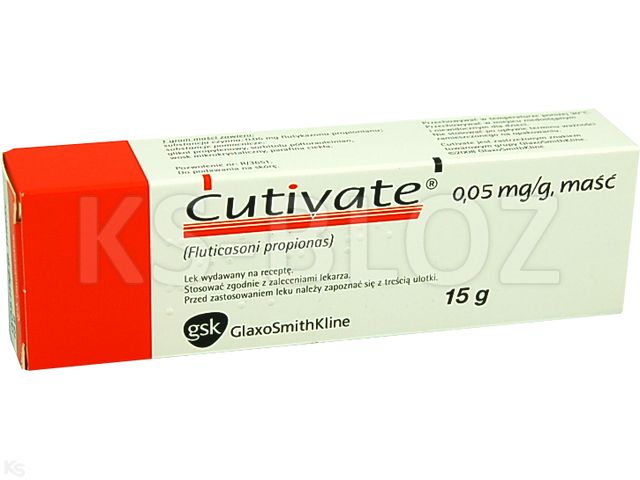 Cutivate interakcje ulotka maść 50 mcg/g 