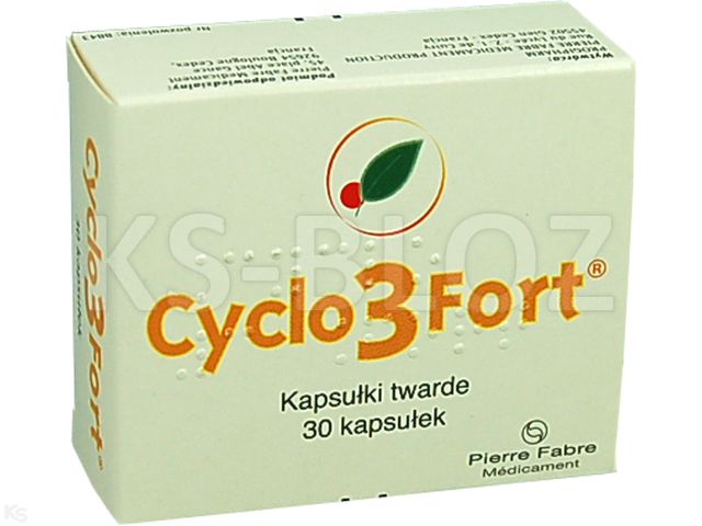 Cyclo 3 Fort interakcje ulotka kapsułki twarde 150mg+150mg+100mg 30 kaps.