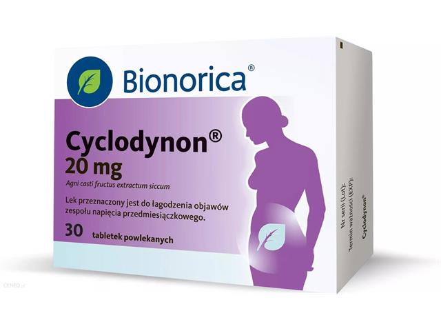 Cyclodynon interakcje ulotka tabletki powlekane 0,02 g 30 tabl.