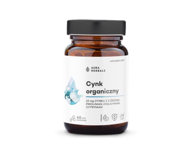 Cynk Organiczny interakcje ulotka kapsułki 60 kaps.