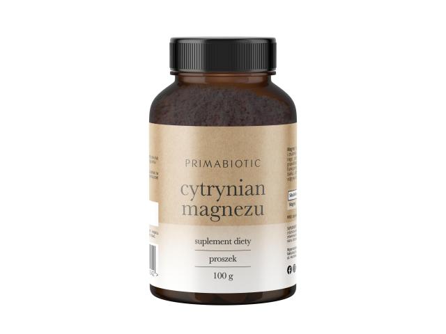 Cytrynian Magnezu interakcje ulotka proszek  100 g