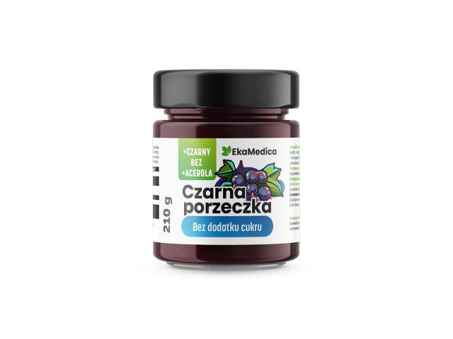 Czarna Porzeczka bez dodatku cukru interakcje ulotka dżem - 210 g