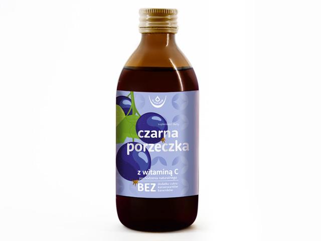 Czarna Porzeczka z witaminą C pochodzenia naturalnego interakcje ulotka płyn  500 ml