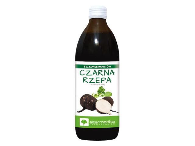 Czarna Rzepa interakcje ulotka sok  500 ml