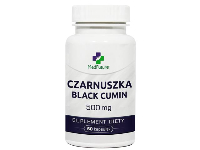 Czarnuszka Black Cumin 500 mg interakcje ulotka kapsułki  60 kaps.