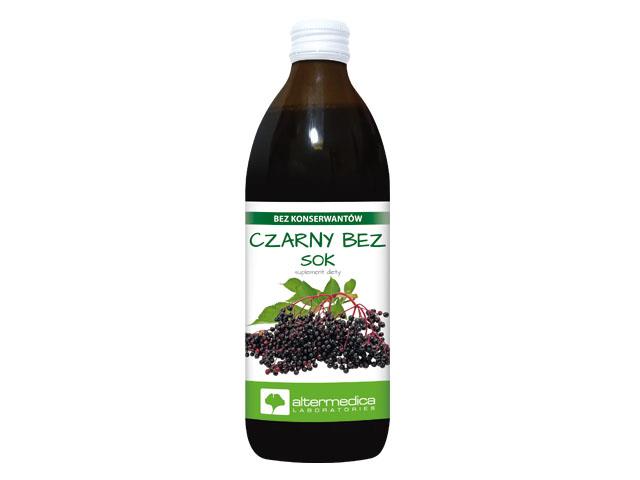 Czarny Bez Sok interakcje ulotka płyn  500 ml