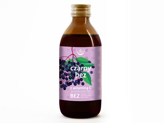 Czarny Bez z witaminą C pochodzenia naturalnego interakcje ulotka płyn  500 ml