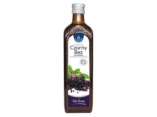 Czarny Bez z witaminą C pochodzenia naturalnego interakcje ulotka płyn - 490 ml