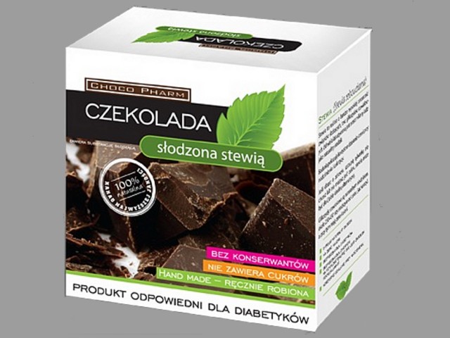 Czekolada słodzona stewią dla dorosłych interakcje ulotka czekolada  100 g