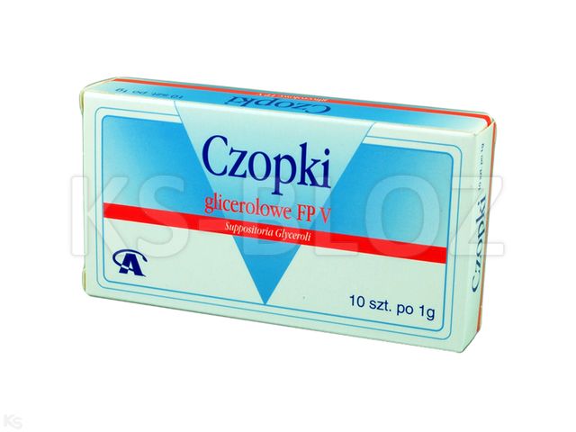 Czopki glicerolowe Lab.Galenowe Olsztyn interakcje ulotka  1 g 10 czop.