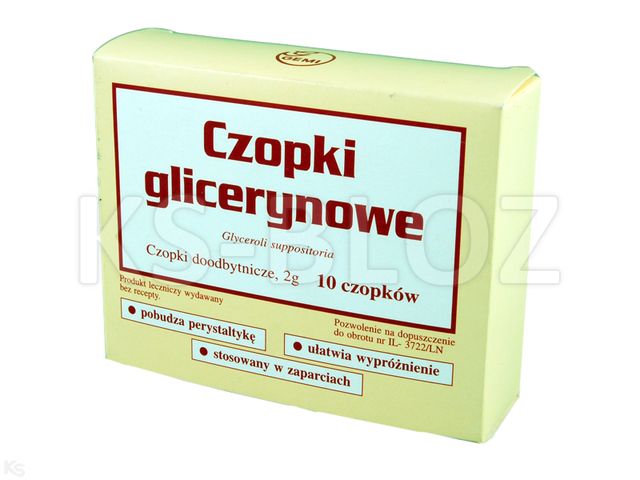 Czopki glicerynowe interakcje ulotka czopki doodbytnicze 2 g 