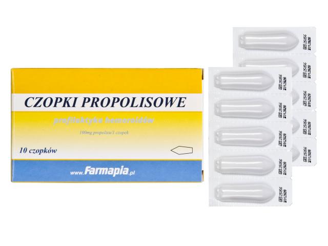 Czopki propolisowe interakcje ulotka czopki doodbytnicze - 10 czop.