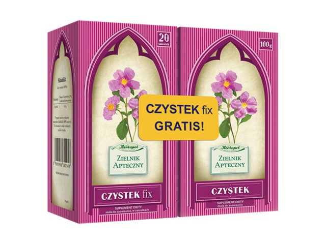 Czystek + Czystek fix interakcje ulotka zioła do zaparzania - 1 zest.