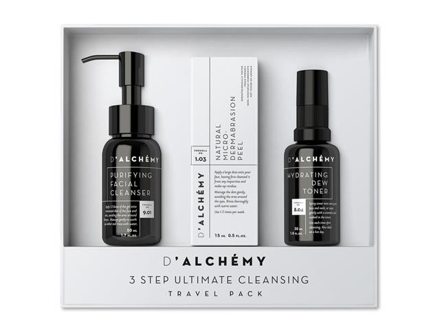 D'ALCHEMY 3 ETAPY OCZYSZCZANIA Zestaw Podróżny (Żel 50ml+Peeling15ml+Tonik 30ml) interakcje ulotka zestaw - 1 zest.