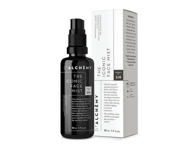 D'ALCHEMY The Iconic Face Mist Kultowa Mgiełka do twarzy interakcje ulotka aerozol - 50 ml