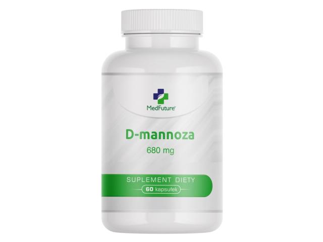 D-Mannoza 680 mg interakcje ulotka kapsułki  60 kaps.