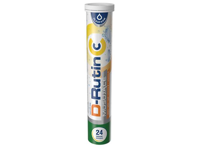 D-Rutin CC musujące interakcje ulotka tabletki musujące - 24 tabl. (tub.)