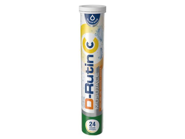 D-Rutin CC musujące interakcje ulotka tabletki musujące - 20 tabl. (tub.)