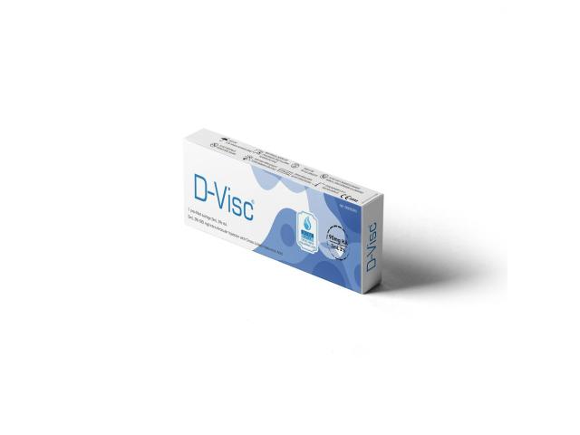 D-Visc Intra Articular Injection With Cross Linked HA 3% do wstrzyknięć dostawowych kwas hialuronowy interakcje ulotka żel dostawowy - 1 amp.-strz. po 3 ml