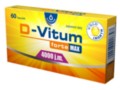 D-Vitum Forte Max 4000 j.m. interakcje ulotka kapsułki  60 kaps.