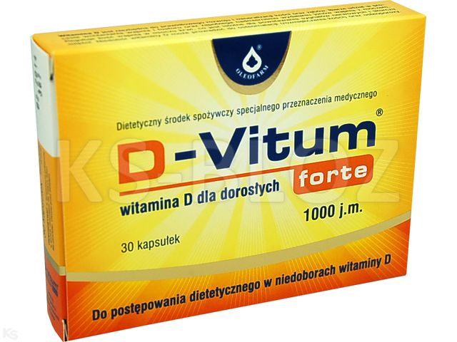 D Vitum Forte Witamina D Dla Dorosłych Ulotka Dawkowanie