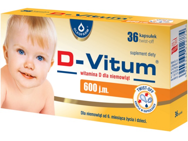 D Vitum Witamina D Dla Niemowląt 400 Jm Ulotka