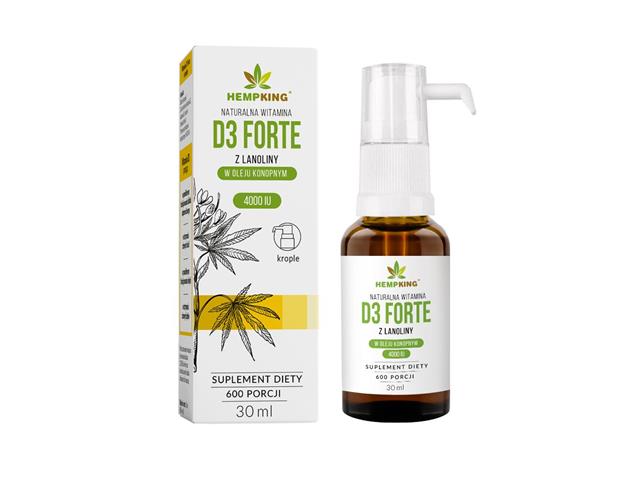 D3 Forte interakcje ulotka krople  30 ml