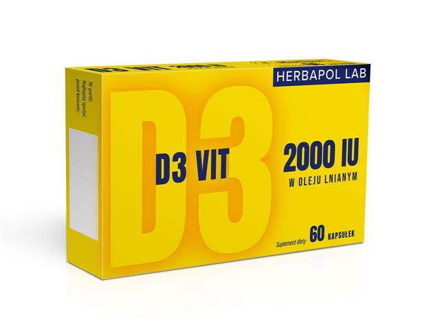 D3 Vit 2000 Herbapol Lab interakcje ulotka kapsułki miękkie  60 kaps.