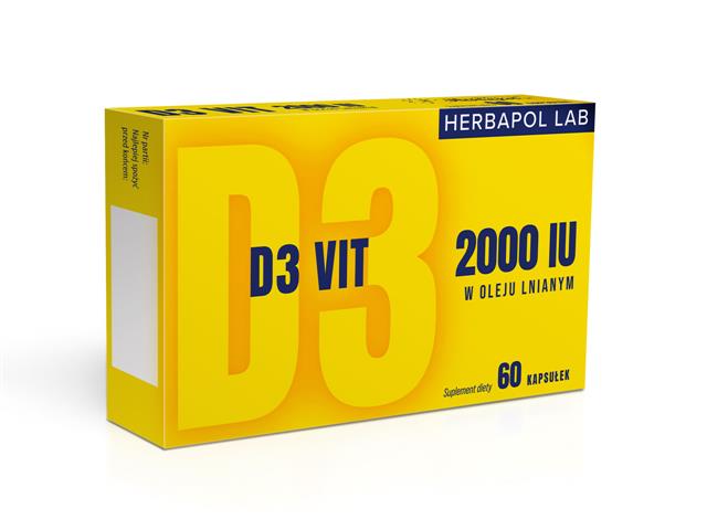 D3 Vit 2000 Herbapol Lab interakcje ulotka kapsułki miękkie - 60 kaps.