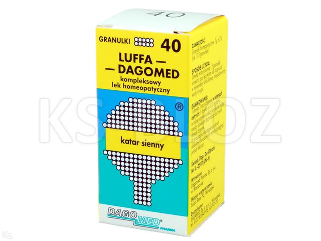 DAGOMED 40 Luffa -katar sienny interakcje ulotka granulki - 7 g