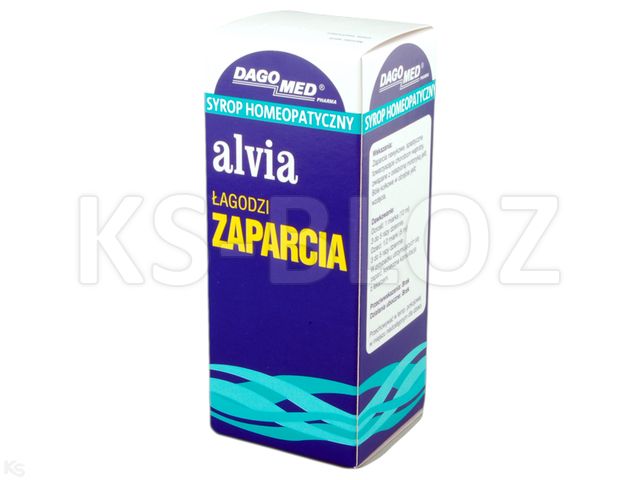 DAGOMED Alvia -zaparcia interakcje ulotka syrop  150 ml