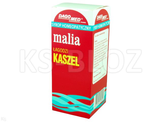 DAGOMED Malia -kaszel suchy i wilgotny interakcje ulotka syrop  150 ml
