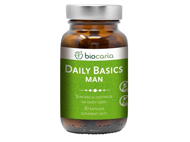Daily Basics Man interakcje ulotka kapsułki - 30 kaps.